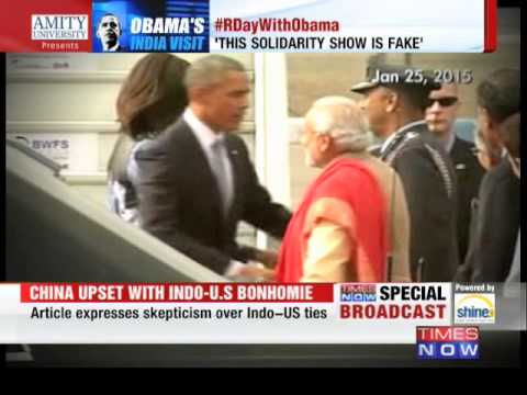 China - Subscribe Now To Our Network Channels :- Times Now : http://goo.gl/U9ibPb The NewsHour Debate : http://goo.gl/LfNgFF ET Now : http://goo.gl/5XreUq The Modi-Obama bonhomie is not going down...