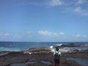 Blow Holes on the Island of Savai\