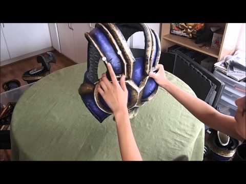 how to attach shoulder armor