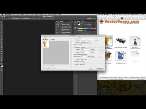 how to open vector