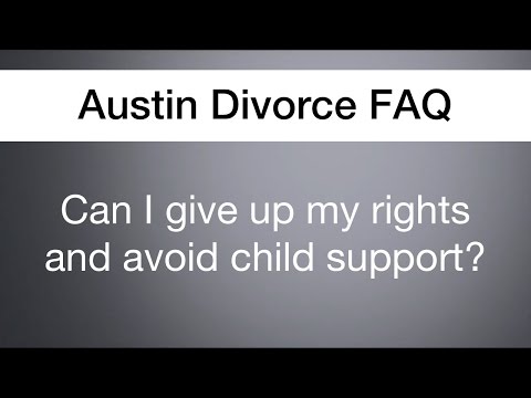 how to avoid child support