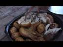Organic free range chook in freshly baked pita bread - Crystal Waters Bakery