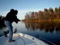 Fly Fishing for Lake Lanier Striped Bass. Another Fine Day..wmv