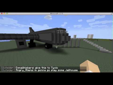 how to make a c130 in minecraft