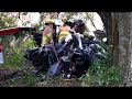 BMW crash after airborne in Florida BMW crash after airborne in Florida