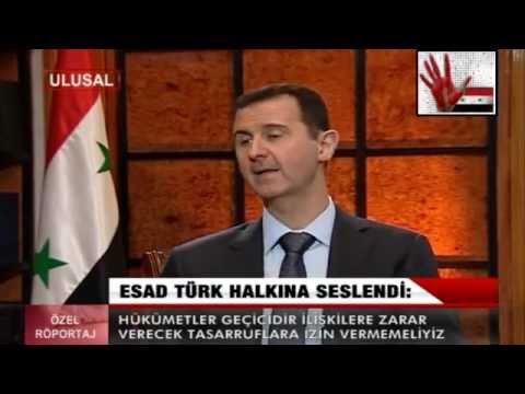 Suriye Cumhurbaşkanı Beşar Esad'ın Ulusal Kanal Röportajı 2013