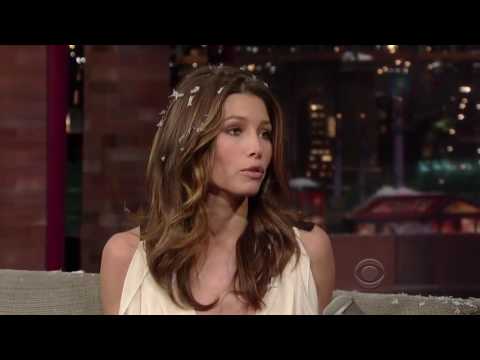 Jessica Biel David Letterman December 7, 2010