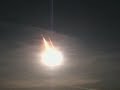 Meteor or UFO crashes in Alberta Canada - streaks across the night sky