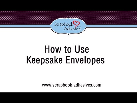 Scrapbook Adhesives Keepsake Envelopes 10/Pkg