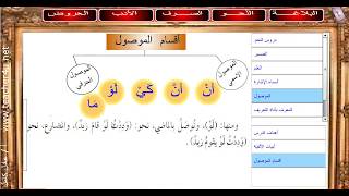 لغة عربية | نحو | الموصول للصف الأول الثانوي | الموصولات الحرفية