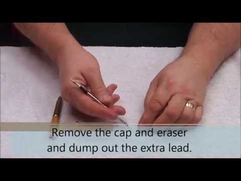 how to unclog mechanical pencil