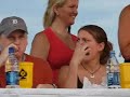 Sausage eating