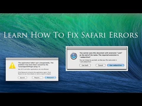 how to repair safari