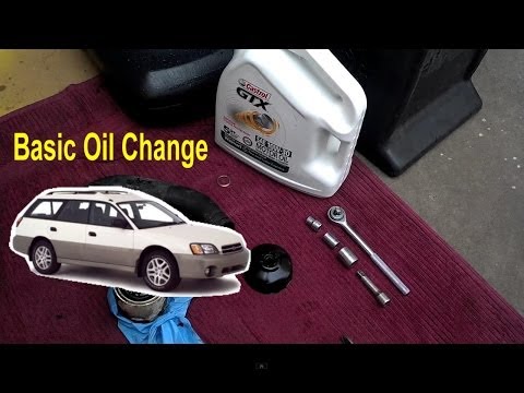 Basic Oil Change, Subaru 4 Cylinder 2.5 L Motor – Auto Repair Series
