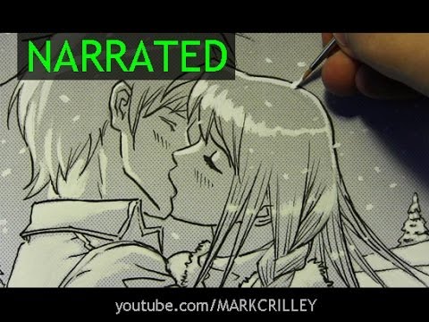 how to draw people kissing