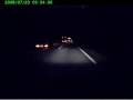 The truck was burning. The truck was burning.