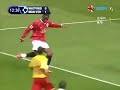 Silvestre 's gaol in the match with watford