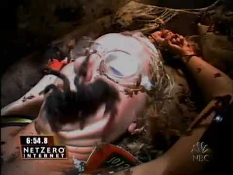 fear of spiders - The AI2 contestant gets spiders and a variety of other bugs dumped on her.