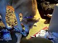 Dog opens presents!!!