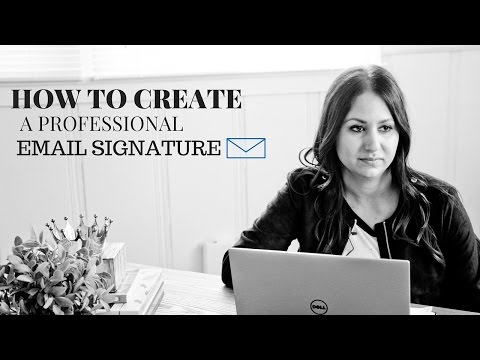 video-linktoworks-How To Create a Professional Email Signature! | The...