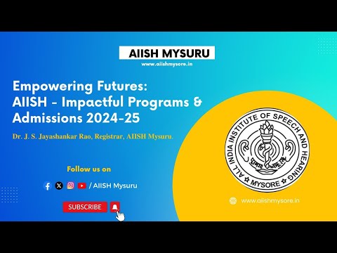 All India Institute of Speech and Hearing Mysore General video thumbnail 3