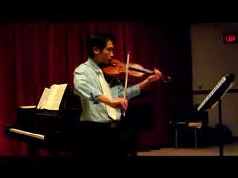 Bach fugue in g minor for violin solo by Wilson Tong