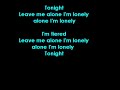 Pink -Leave me alone I'm lonley Karaoke
