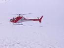 helicopter takeoff fox glacier new zealand