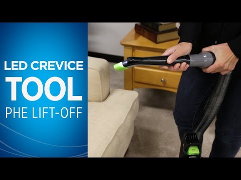 How to use the LED Lighted Crevice Tool With your Pet Hair Eraser® Lift-Off® Video