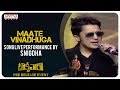 Maate Vinadhuga Song Live Performance By Snigdha @