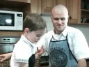 Cooking with the Boy - PB Cookies c