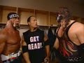Kane imitating the Rock & Hulk Hogan
