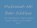 Madrassah Abi Bakr Siddique (RD) Batamori, tahsil & district Batgram, hazara (nwfp) pakistan part 4