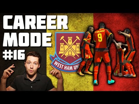West Ham Career Mode #16 - BELGIUM WORLD CUP! - Fifa 14