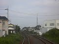 朝の常総線・複線区間(2/4)Joso line Double-track section cockpit view