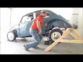 1966 VW Beetle - Body Removal - One Person - Remove Body Chassis Bug - (2x Speed) http://t.co/D3tTB4Vj