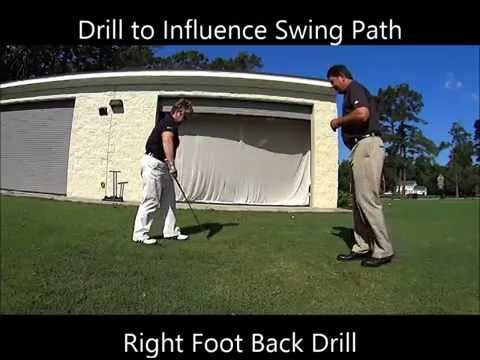 Golf Drills – Right Foot Back Drill