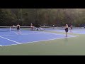 Penn State Altoona Women's Tennis vs. La Roche, 10-1-19