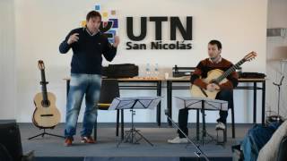Conferencia de luthería de Juan Sebastián Keller en la UTN.