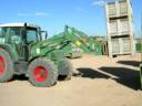 Fendt 411 Farmer Vario cargando palots de ajos (Parte 1)