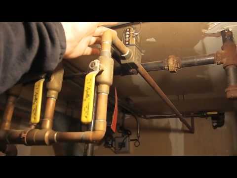 how to drain forced hot water baseboard