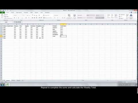 how to set formula in excel