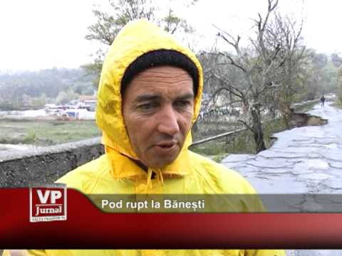 Pod rupt la Bănești