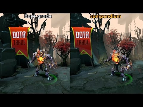 Compendium Scorched Fletcher Clinkz set preview Dota 2