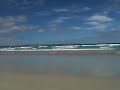 Waves rolling in at bridgewater bay