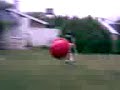 Muletas y futbol