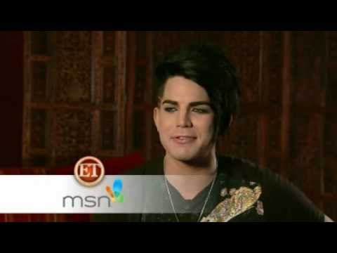 Adam Lambert on ETOnline - interview posted on MSN