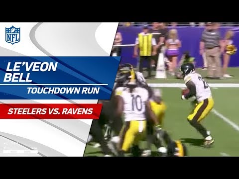 Video: Le'Veon Bell's Powerful TD Set Up by Pittsburgh Fumble Recovery | Steelers vs. Ravens | NFL Wk 4