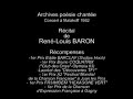 rlbaron a chant� dans de nombreux cabarets, caf�-th��tres et lieux de spectacle...
- le 