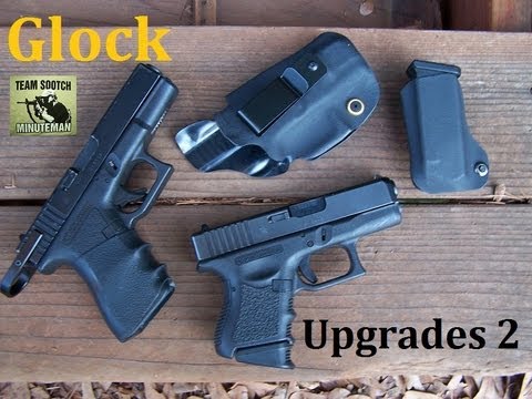 pistol - Fun Gun Reviews Presents: Glock Upgrades. Glock are accurate and reliable. Adding a few aftermarket accessories can enhance your Glock Experience. Brass Stac...